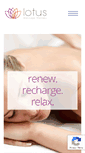 Mobile Screenshot of lotusmassagetherapy.ca